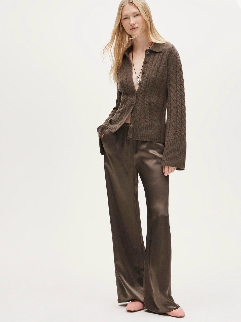 J Crew Cosmo Pant in luster charmeuse